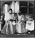 School girls in native dress, upper garment made of hemp gauze, Philippine Islands Reprint (12 x 13 inches)