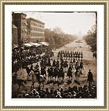 Civil War Photo (S): Washington District of Columbia. The Grand Review of the Army. Cavalry? passing on