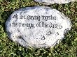 Staying together for the cats Garden Stone