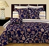 Luxury 11 piece Full size (double bed) Reversible Lilian Duvet Cover Set By ....