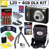 Nikon Coolpix L20 10MP Digital Camera + 4GB Deluxe Accessory Kit Nikon Coolpix L20 10MP Digital Camera + 4GB Deluxe Accessory Kit