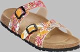 Papillio Slipper   Oder   aus Birko-Flor in san francisco orange mit schmalem Fussbett