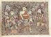 Original Art from India Madhubani Folk Paintings Home Decor Organic Color Paper 22 x 30 inches (madht051)