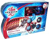 Bakugan Battle Brawlers B2 New Vestroia Season 2 Bakuneon Battle Pack Set with Pyrus Neo Dragonoid, Aquos Spindle, 2 Mystery Grey Haos Luminoz Bakugan, 1 Mystery Black Darkus Bakugan, 1 Mystery Blue Aquos Bakugan, 6 Ability Cards and 6 Metal Gate Cards
