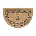 Half-Round Monogram Doormat - (23.5x35.5")