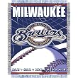 Milwaukee Brewers MLB Triple Woven Jacquard Throw (MLB Series) (48x60")"
