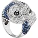 Blue Fish Cocktail Ring size 7 Emitations