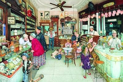 The Soda Fountain 3000pc Jigsaw Puzzle by Susan Brabeau