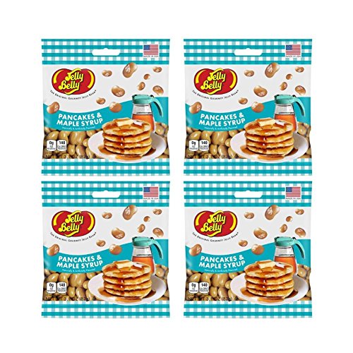 Jelly Belly Pancakes & Maple Syrup Grab & Go Bag (Pack of 4)