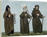 Box Canvas Print of C15 RELIGIOUS COSTUME from Mary Evans