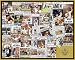 NEW ORLEANS SAINTS SUPERBOWL NEWSPAPER COLLAGE PRINT- 20x16