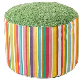 Freckles Humbug Play Stool, Green by Freckles