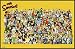 Simpsons Cast 24x36 Poster Framed