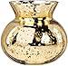 Luna Bazaar Vintage Mercury Glass Vase (4-Inch, Clara Pot Belly Design, Silver) - Decorative Flower Vase - for Home Decor, Party Decorations, and Wedding Centerpieces