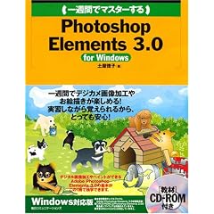 ��T�ԂŃ}�X�^�[����Photoshop Elements 3.0 for Windows
