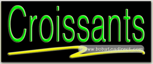 Croissants Neon Sign by Croissants