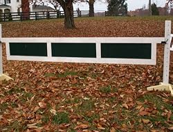3 Panel Solid Color Gate Horse Jumps 12ft