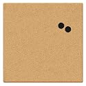 Board Dudes 17"x17" Unframed Magnetic Canvas Cork Board (19163UA-4)