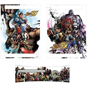 Mad Catz Xbox 360 Street Fighter IV Faceplate & Console Skinz Design 1: Characters (Xbox 360)