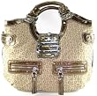 Guess Justina Large Handbag / Tote in Brown (GUESS HANDBAGS, PURSES, BAGS)