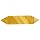 Dorian Tool NTP PVD-TiN Coated Carbide DorNotch Threading and Grooving Insert, Positive Rake Angle, Right Hand Cut, General Purpose Chip Breaker for Non Ferrous Metals, V Thread, 6-20 External/5-12 Internal TPI (Pack of 10)