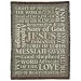 Names of Jesus Tapestry Throw