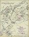 The 2nd Battle of Bull Run, Va., August 1862. Map showing position of the Union and Rebel forces, August 26th, 1862 at 7 p.m. (Civil War Map Reprint measured in inches 28 x 36)