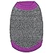 Blueberry Pet Melange Dog Sweater in Gray and Silver, Back Length 12