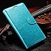 Joopapa Note 4 Case, Galaxy Note 4 Case, Galaxy Note 4 Luxury Fashion Pu Leather Magnet Wallet Flip Case Cover with Built-in Credit Card/ID Card Slots for Samsung Galaxy Note 4 (Blue)