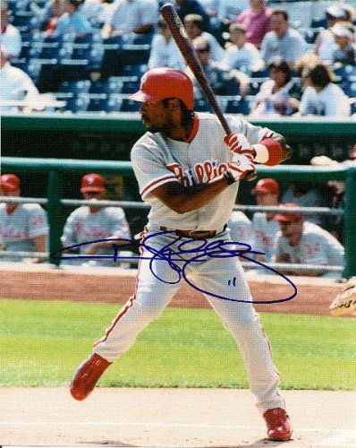 Jimmy Rollins Autographed/Hand Signed Phillies 8x10 Photo