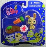 Littlest Pet Shop Assortment 'A' Series 3 Collectible Figure Bunny with Mud Puddle