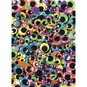 Super Bright Wiggle/Wiggly/Wobble Eyes 100pk