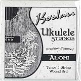 Ko`olau コオラウ　ウクレレ弦　ALOHI アロヒ　テナー３弦が巻き弦のセット　Tenor 4String Wound 3rd