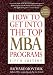 How to Get Into the Top MBA Programs