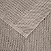 Lavish Home Ribbed 100% Cotton 10 Piece Towel Set - Taupe