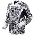 Fox Racing Platinum Men's Motocross Motorcycle Jersey - Color: White/Black, Size: Medium