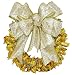 Sugar Free Werthers Original Candy Wreath With Gold Bow