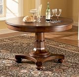Powell Company 987-403 Jamestown Landing Deep Cherry Pedestal Dining Table 48-in.