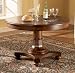 Kitchen & Housewares : Powell Company 987-403 Jamestown Landing Deep Cherry Pedestal Dining Table 48-in.
