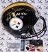 Rocky Bleier Autographed/Hand Signed Pittsburgh Steelers Full Size Deluxe Replica Football Helmet wi