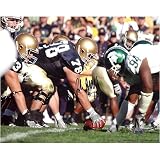 John Sullivan Autographed Over Center vs. Michigan State 11x14 Photograph