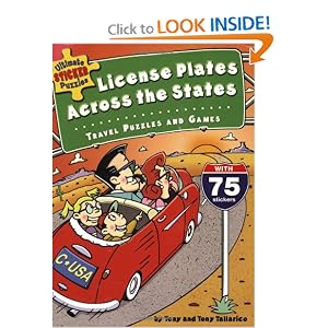 Ultimate Sticker Puzzles: License Plates Across the States: Travel Puzzles and Games! by Tony Tallarico
