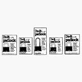 Master Lock 1803KADIB#3266 Do it Keyed Alike Box Pack Padlocks