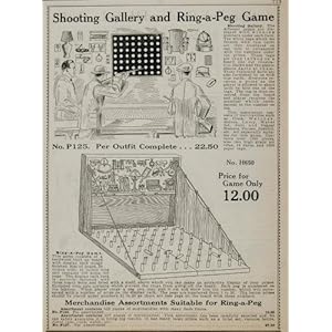 OHIO ART CARNIVAL SHOOTING GALLERY VINTAGE GAME  BOX FOR SALE