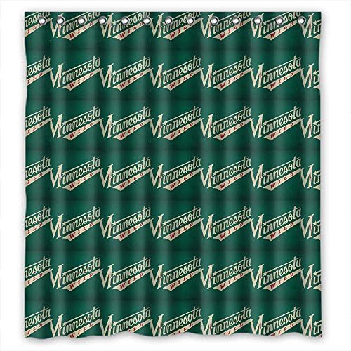 Chic Minnesota Wild Easy-to-clean Bathroom Curtains Soft Polyester 60x72 inch / 150x180 cm