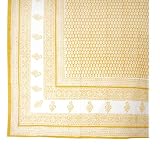 Bedspread Cotton Bedspreads Wood Block Print Kashmir Asian Indian Queen Size