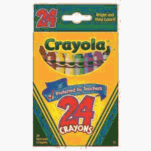 Childrens Toyshop  Toys : Crayola Box of 24 Crayons