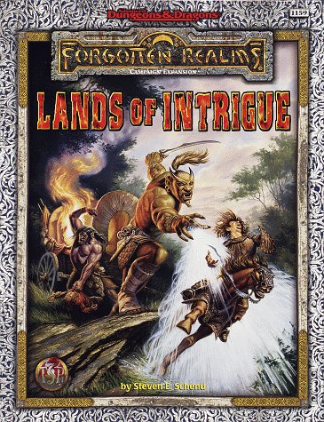 Cover image : LANDS OF INTRIGUE (Campaign Expansion: Advanced Dungeons & Dragons Forgotten Realms)