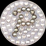 Bella Crystal Collection Initial P Ball Marker Hat Clip