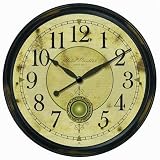 Infinity Instruments Hotel Perdier - Large Distressed Resin w/internal pendulum, Clock